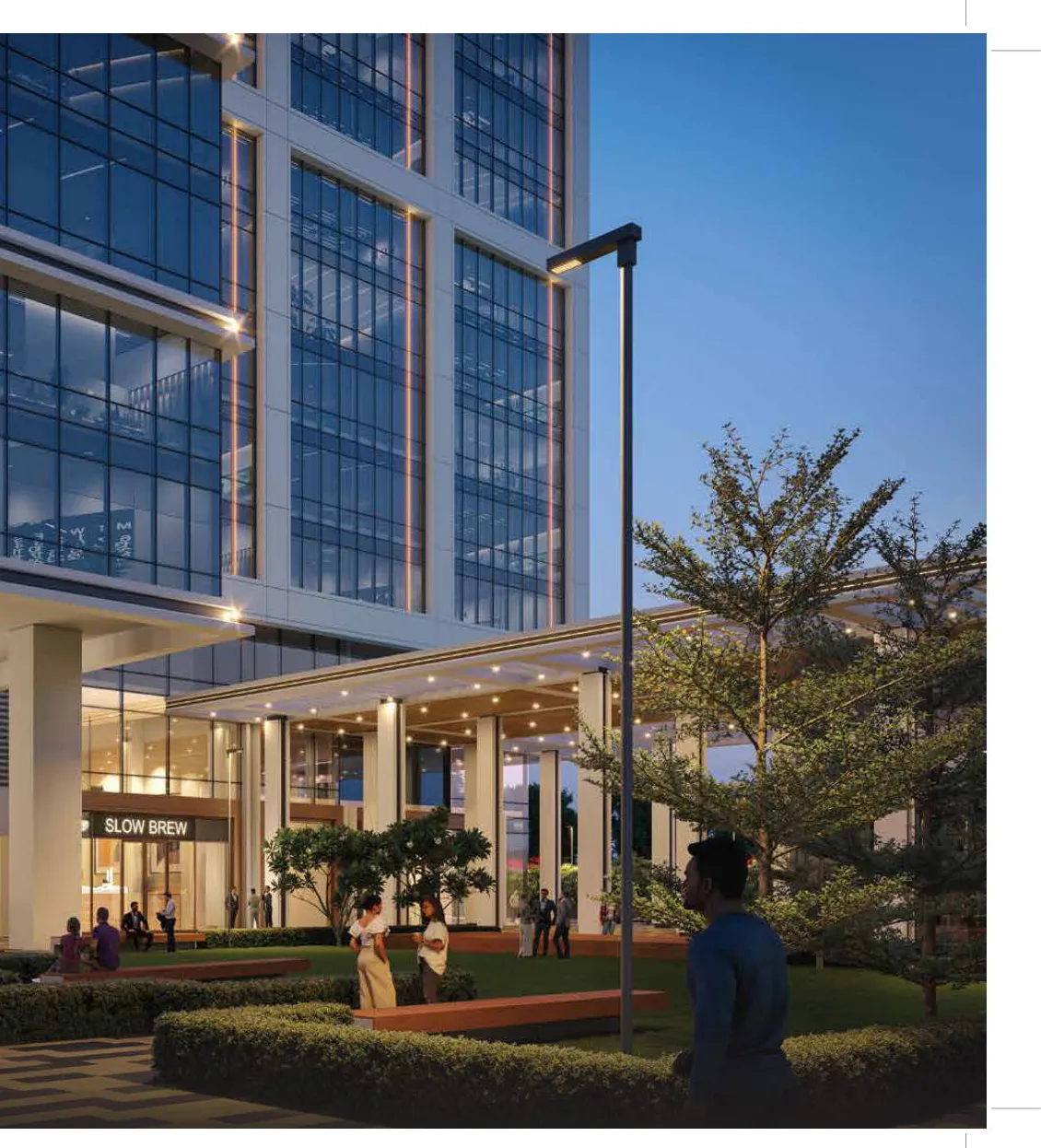 Ground-level retail & F&B plaza · Artist's Impression