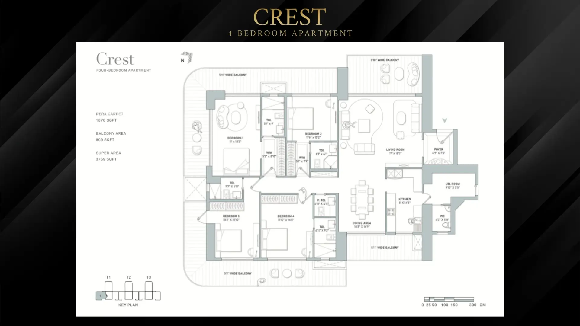 4 Bedroom Apartment