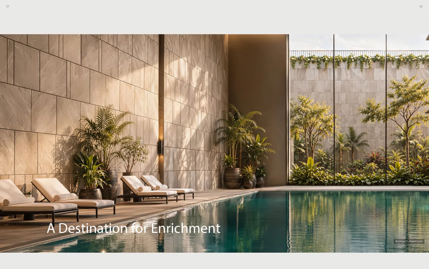 Pool deck · Architect's Impression