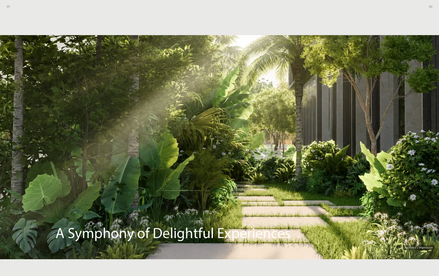 Landscape walkway · Architect's Impression
